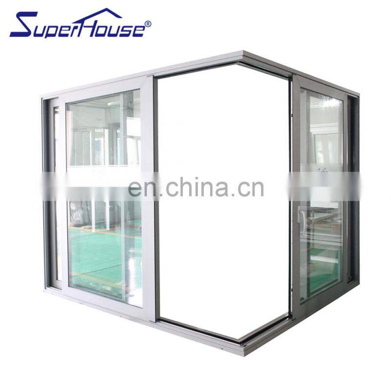Superhouse Interior And Exterior AS2047 High Quality Double Glass Aluminium Sliding Heavy Door With German Brand Hardware