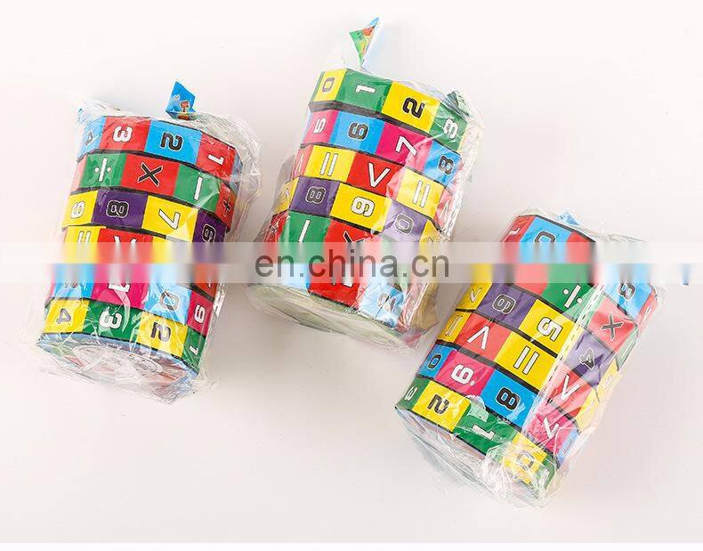 Children Montessori Games Mathematics Numbers Magic Cube Toy Puzzle Game Kids Learning Education Math Toy Fun Calculate Game