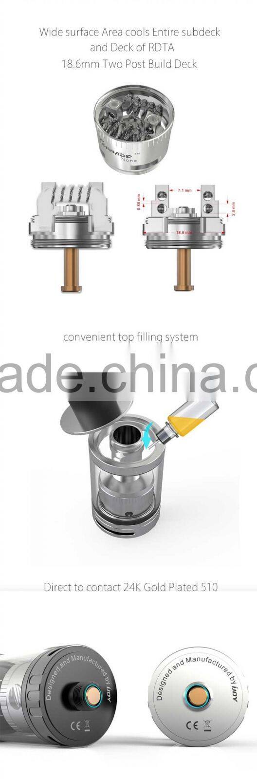 Elego Wholesale iJoy Tornado Nano Tank Color Change with Temp iJOY Tornado Nano in Stock