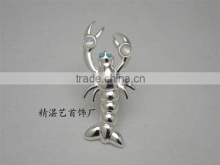 18K Gold Plating 925 Sterling Silver Brooch