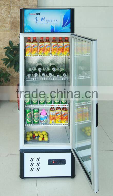 LC-328Single glass door luxury beverage display cooler