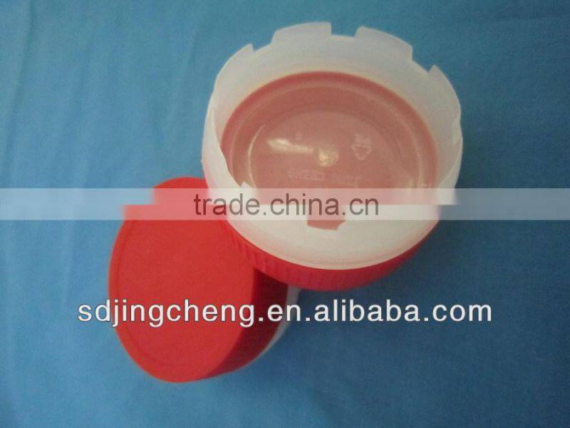 42mm industrial oil plastic screw caps with groove