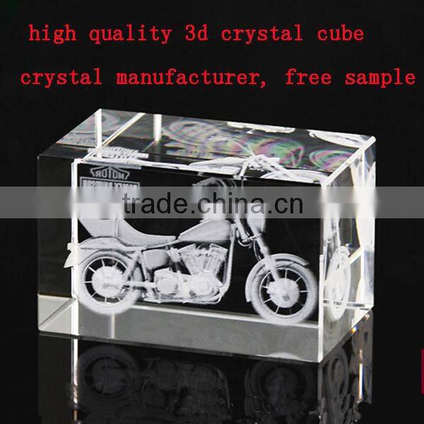 crystal block for engraving in souvenirs Christian gift