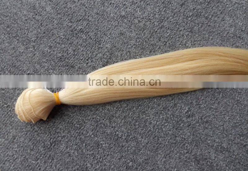 Human Remy hair Handtied hair weft