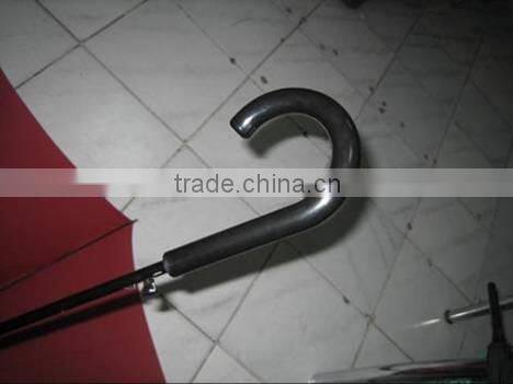 23" x 8 ribs curved handle umbrella