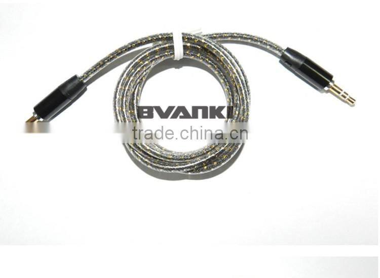 2016 top selling products in alibaba AUX Cable, 1m 3.5mm Male Mini Plug Stereo Audio Cable for iphone 6s phone unlocked