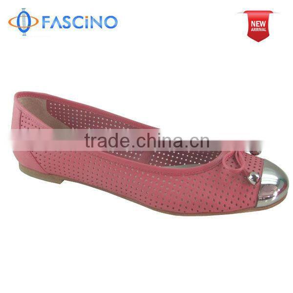 Leather latest ladies shoes