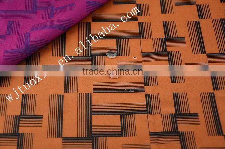 fashion waterproof polyester printed fabric for uniform suit sportwear