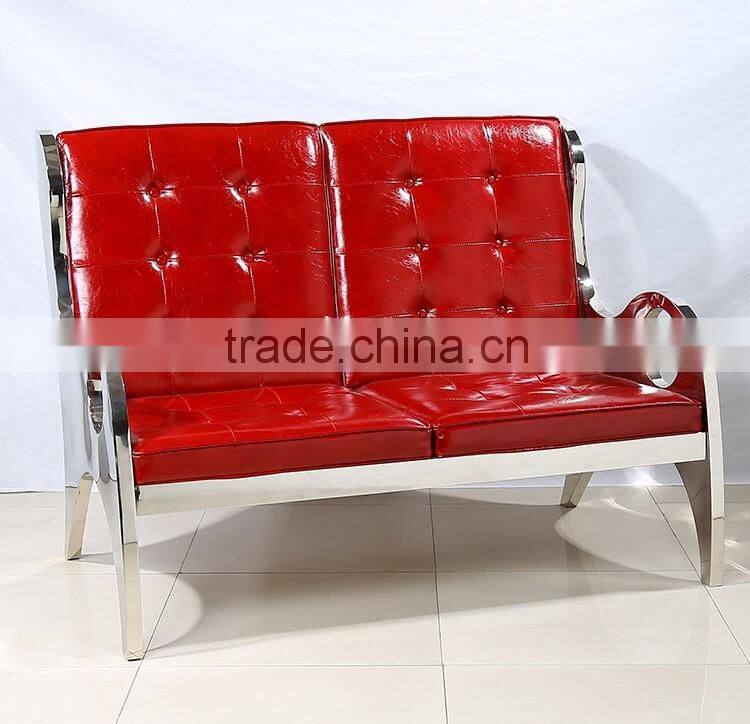 Stainless steel handrails hotel chair