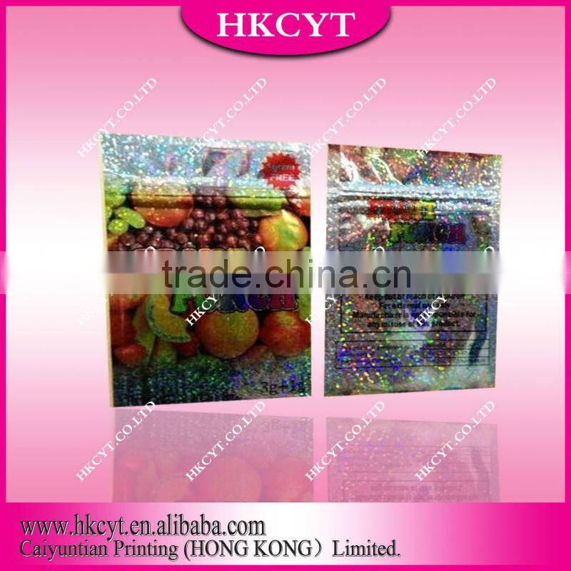 customized bags black diamond herbal incense bag