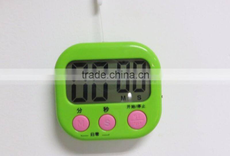 64.5*33.5mm Big Screen 4 Digits Multi Function Cooking Countdown Timer