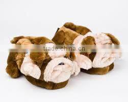 2014 New Soft Animal House Slippers/Hot Selling Plush Toy Slippers