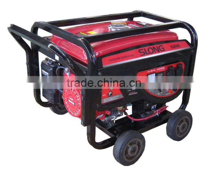 Portable Gasoline generator 2500 recoil start with wheels and handles