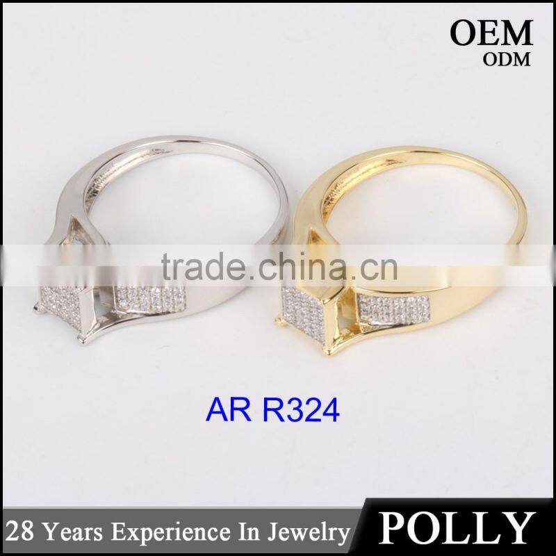 American style 925 silver jewelry iced out hip hop mens or women ring