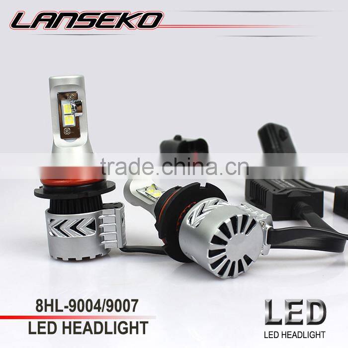 High performance led auto headlight hi/lo beam H4 H13 9004 9007 led car headlamp