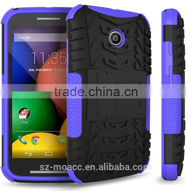 2 in 1 pc tpu stand mobile phone case for for motorola xt1022