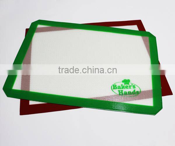 Non slip silicone baking mat set microwave rubber silicone bakeware set pastry cooking non-stick silicone baking mat 40x60cm