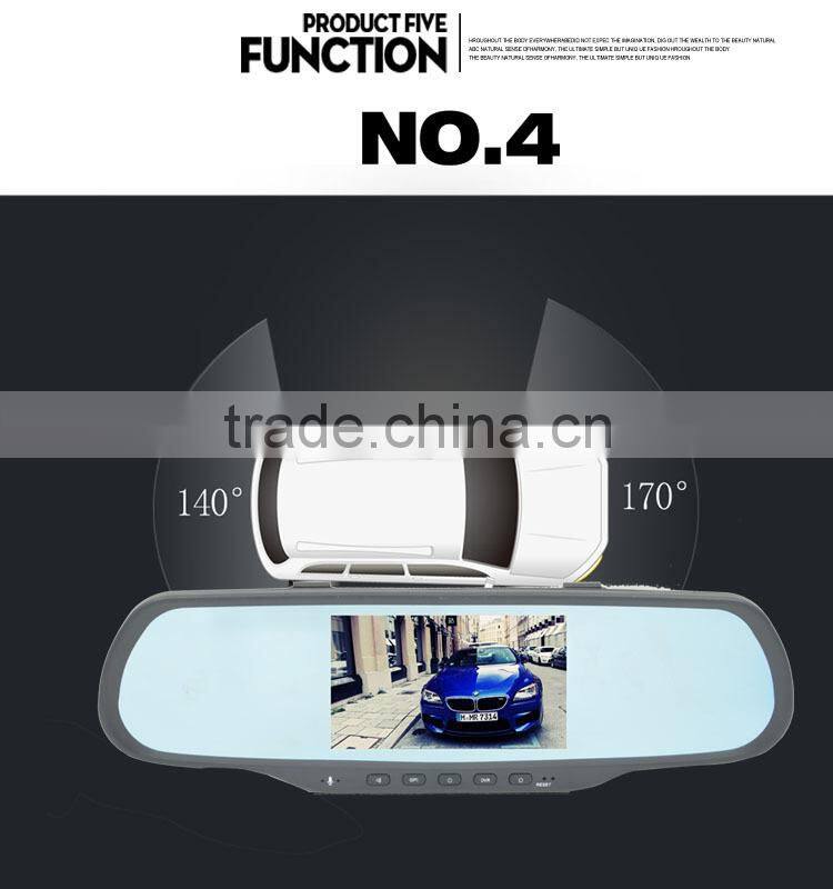 2015 Wireless Rearview Mirror Spy Camera