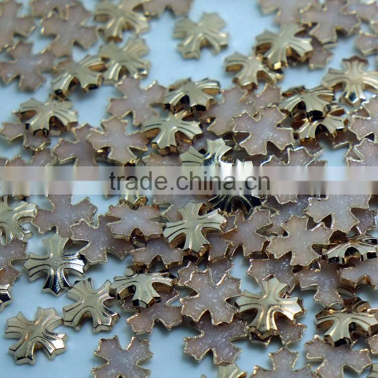 Free Sample Hot Fix Zinc Alloy Studs, Iron on Metal Stud, Heat Transfer Jeans Fittings