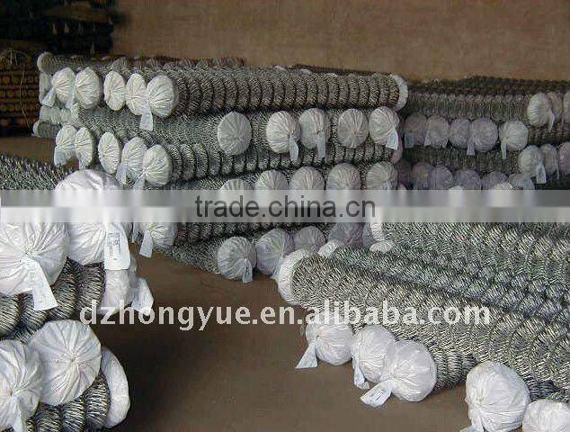 pvc coated diamond shape wire mesh fence
