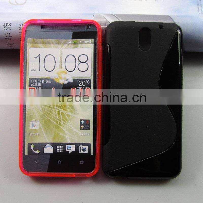 High quality TPU S line cover case for HTC Desire 601