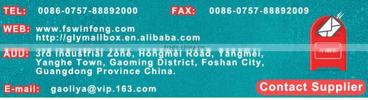 The Most Popular Style In Europe Crown Decorative Wrought Aluminiun Unique Mailbox Posts From China