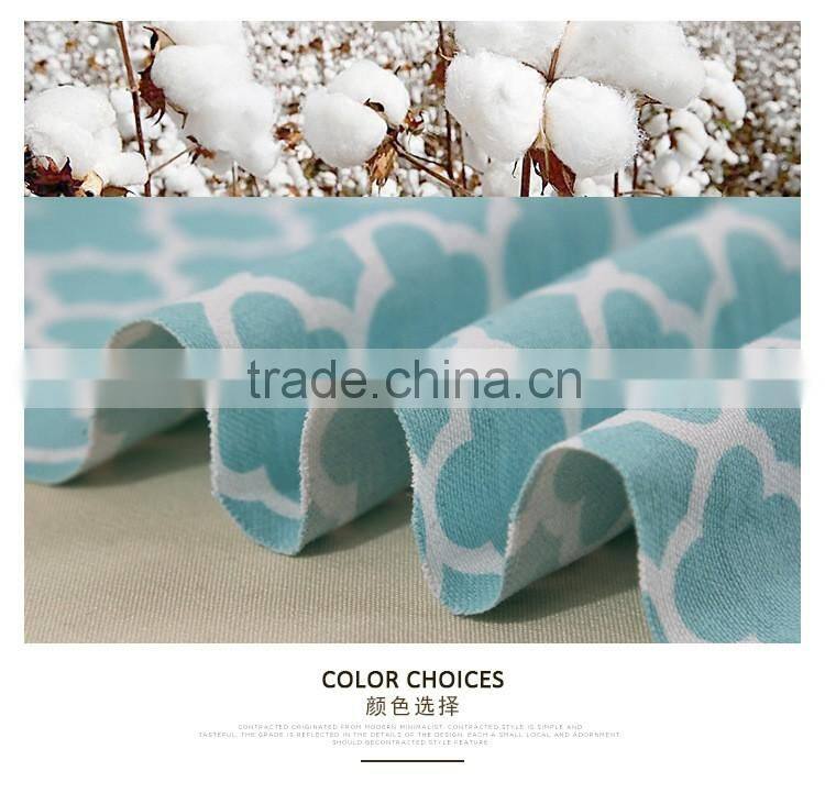 65% polyester 35% cotton Sofa cover fabric Printed canvas fabric
