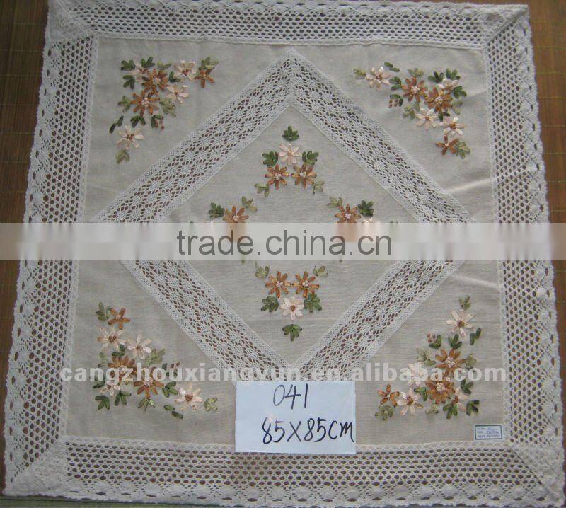 Home Decor 100% cotton handmade table cloth
