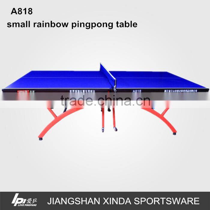 Home Recreational Small Rainbow Ping Pong Table
