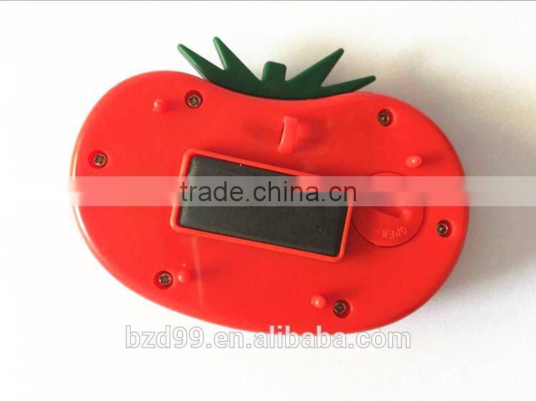 New Style Custom Tomato Orange Fruit Electronic Count Time Timer / Count Up/down Household Necessary and Promotional Items