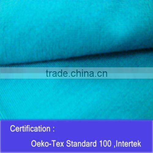 Anti-virus windproof polyester fleece fabric knitted with soft hand feeling