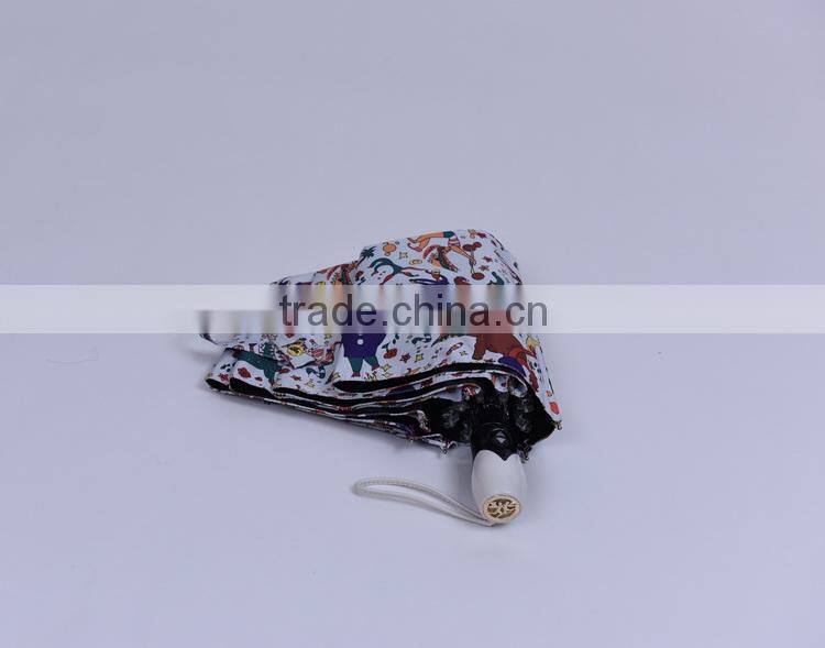 Auto open big brand fold lady umbrella