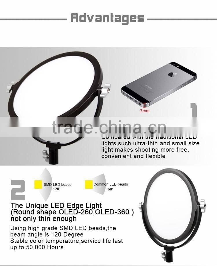 Photo Studio Compact Fluorescent Ring Light