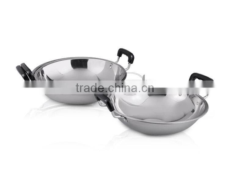 Eco -friendly stainless steel woks with best price