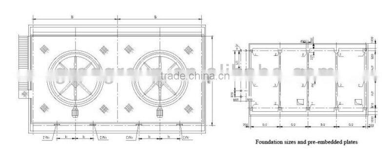 Low Price GRP cooling tower for industry