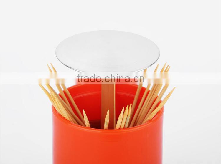 new household items made china automatic stainless steel toothpick holder