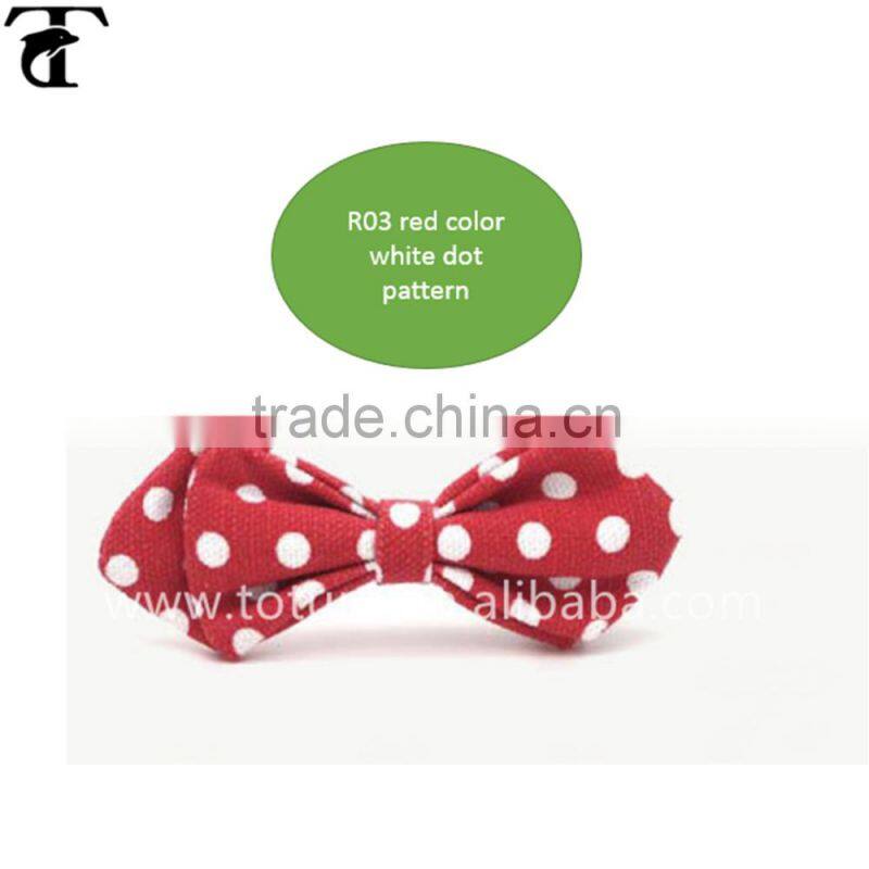 black and white stripe silk bow tie for Christmas gift