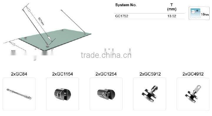 Stainless Steel Tempered Glass Canopy "MINI"