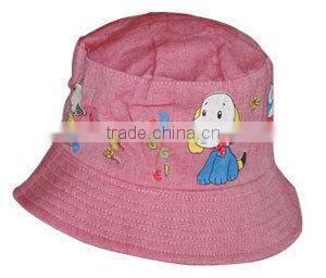 Alibaba China Wholesale High Quality Kids Cartoon Bucket Hats Sunhat Baby Summer Hats