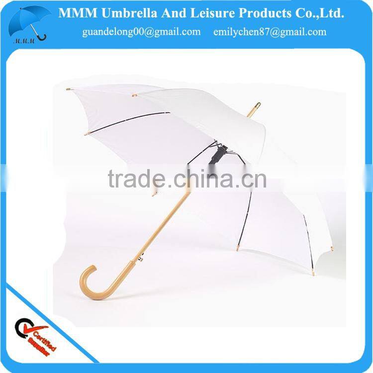 2014 HOT LOAL blue hotel auto wooden handle umbrella