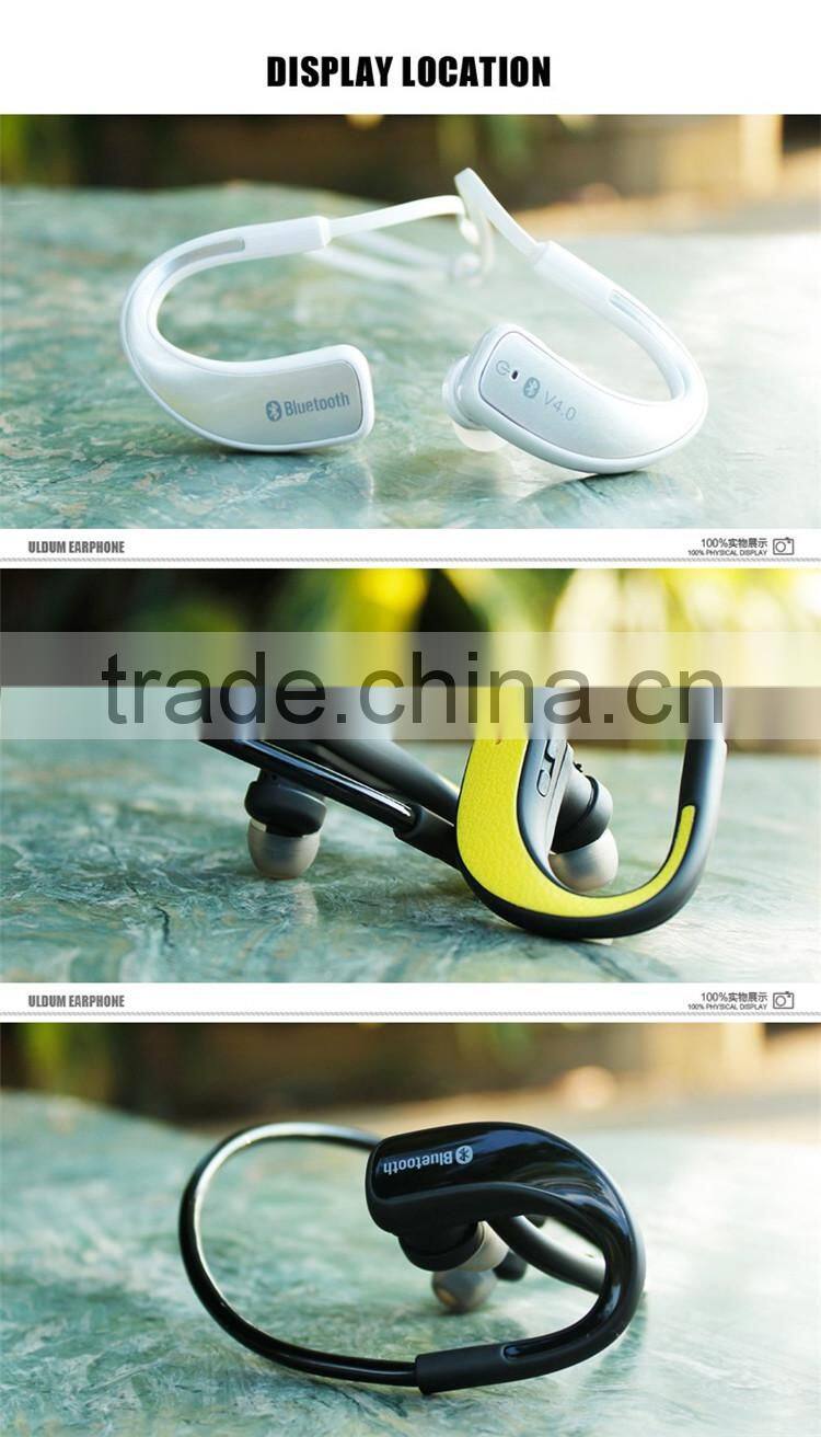 SM808 Bluetooth V4.0 Earphone HIFI In Ear Earbud Headphones Wireless Sports Stereo Bluetooth Headset High Definition Sweatproof