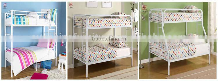 Metal Heavy Duty Adult Iron Steel Twin Bunk Bed for School Dormitory