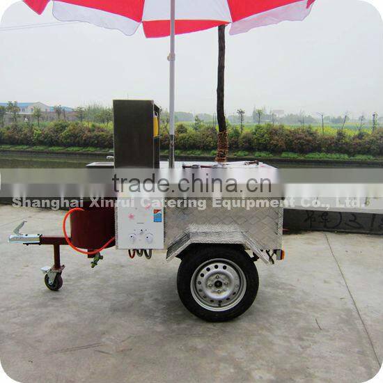2013 Professional Stainless Steel Electric Bike Hot Dog Pizza Trailer XR-HD110 A