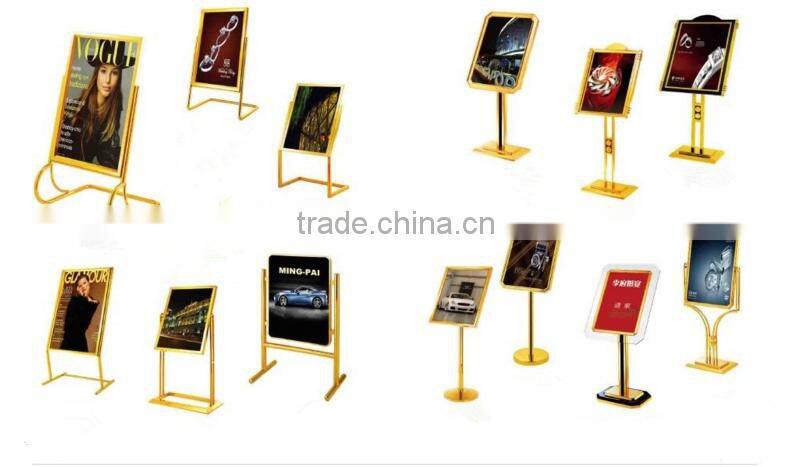 Outdoor advertising Hotel lobby sign stand/sign stand