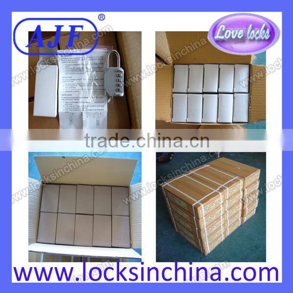AJF 2015 Manufacturer Direct Wholesale security and safety gym locker combination padlock