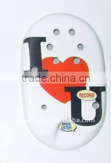 Recordable promotional /holiday decoration Sticker as gifts