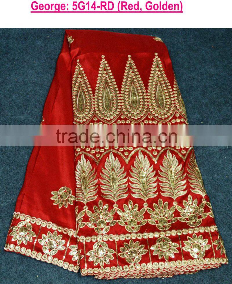 Indian george fabric wholesale african styles george lace fabrics for lady dress