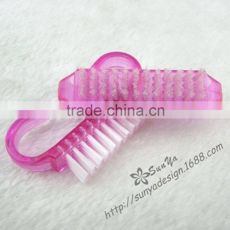Small size crystal nail cleaning brush set