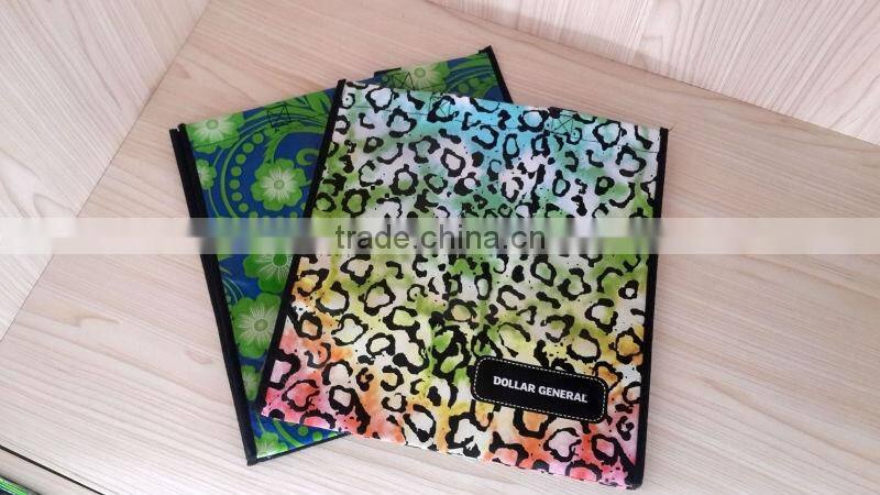 bulk supply of high quality custom made and printed promotional and reusable bopp laminated non woven shopping bag in vietnam