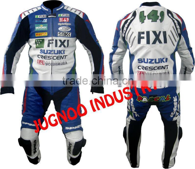 High Quality suzuki racing leather suit
